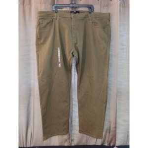 Nwt Men's Legacy Editions Collins 5 Pocket  Dark Green Jeans Size 48x32